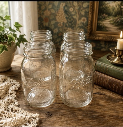 Set vintage ball clear - set,
