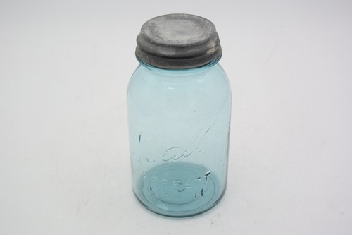 Vintage ball blue glass - vintage,